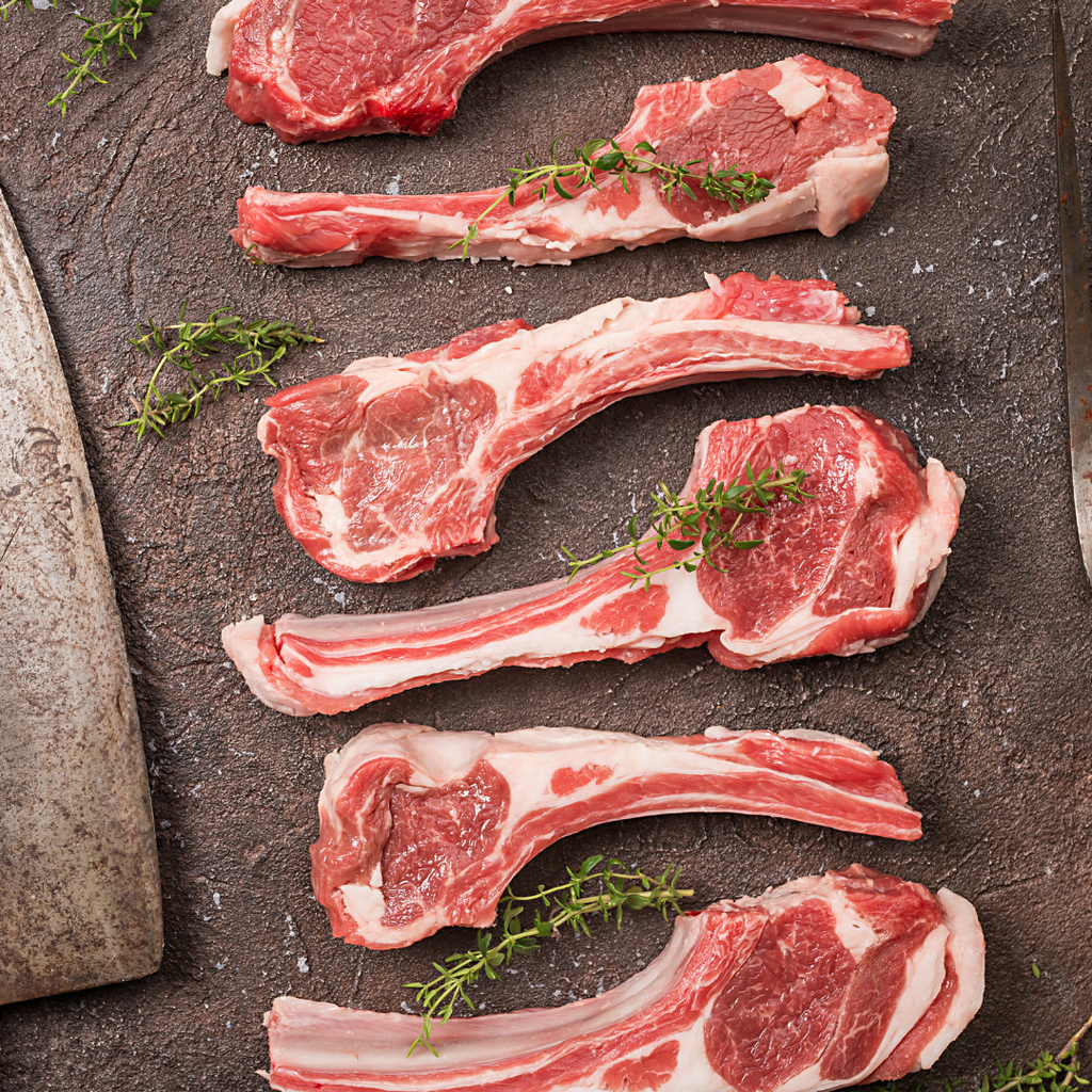 Breakfast Lamb Best end Chops 300g pack